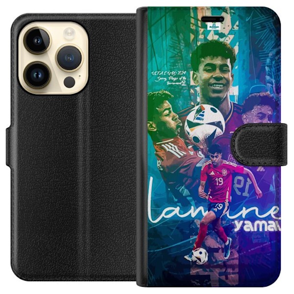 Apple iPhone 15 Pro Plånboksfodral Lamine Yamal FCB