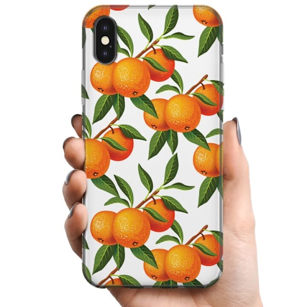 Apple iPhone XS TPU Mobilskal Apelsin