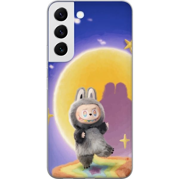 Samsung Galaxy S22+ 5G Läpinäkyvä kuori Labubu Neon Pop - Neonväri pop-taiteen hirviö
