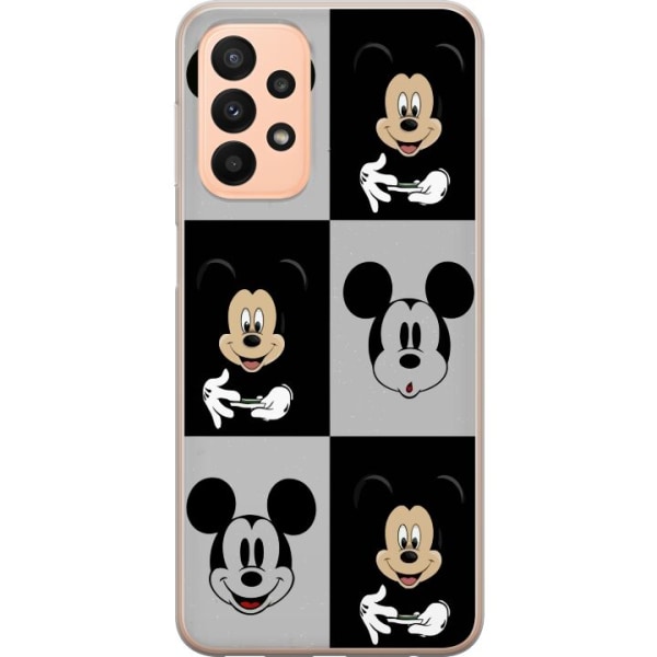 Samsung Galaxy A23 5G Gennemsigtig cover Mickey Mouse