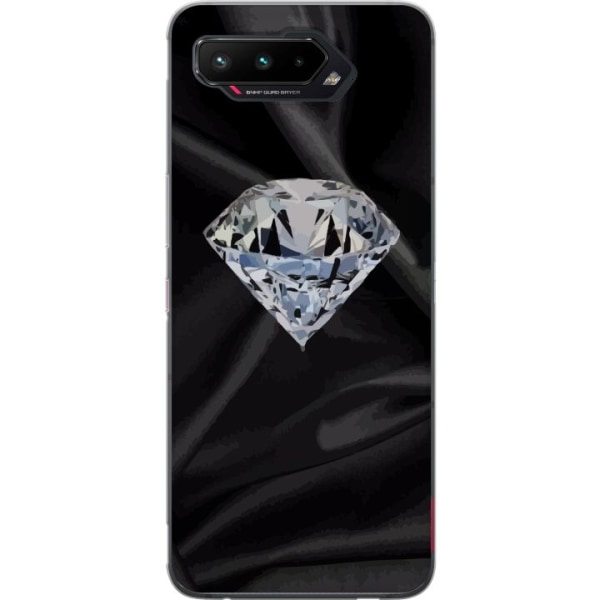 Asus ROG Phone 5 Läpinäkyvä kuori Silkkidiamantti