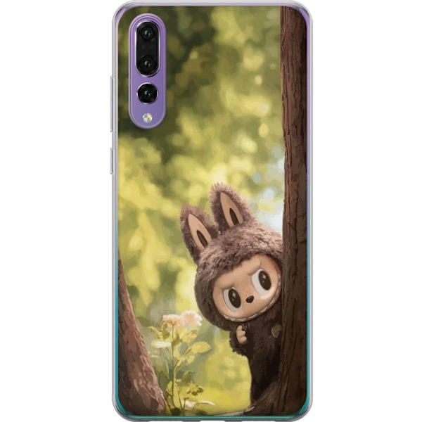 Huawei P20 Pro Gjennomsiktig deksel Labubu Graffiti Vibes –
