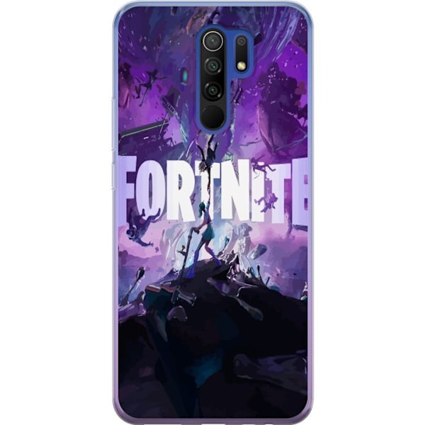 Xiaomi Redmi 9 Läpinäkyvä kuori Fortnite