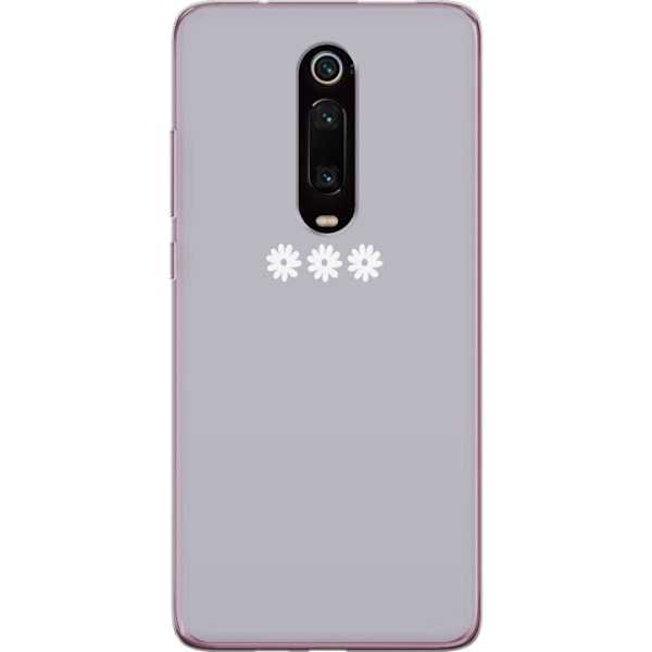 Xiaomi Mi 9T Pro  Läpinäkyvä kuori Lila Blomminimalismi - tyylikäs kukkakuva lila taustalla