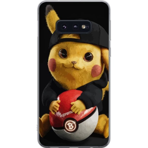 Samsung Galaxy S10e Läpinäkyvä kuori Pikachu Supreme