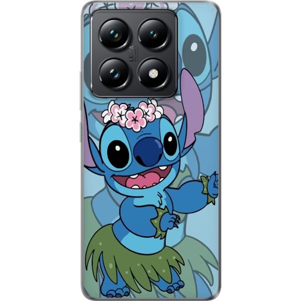 Xiaomi 14T Pro Gjennomsiktig deksel Stitch under stjernene - M