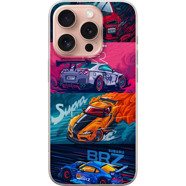 Apple iPhone 16 Pro Gennemsigtig cover Subaru Racing