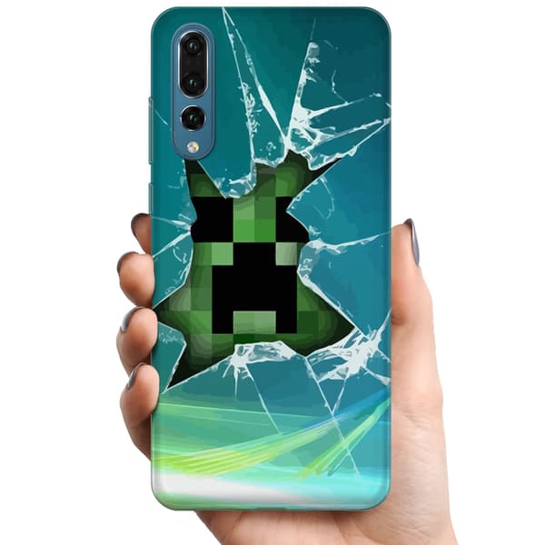 Kompatibelt Mobilskal till Huawei P20 Pro MineCraft