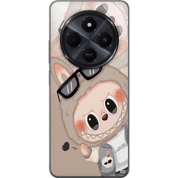 Xiaomi Redmi A4 Läpinäkyvä kuori Labubu Rainbow Chaos