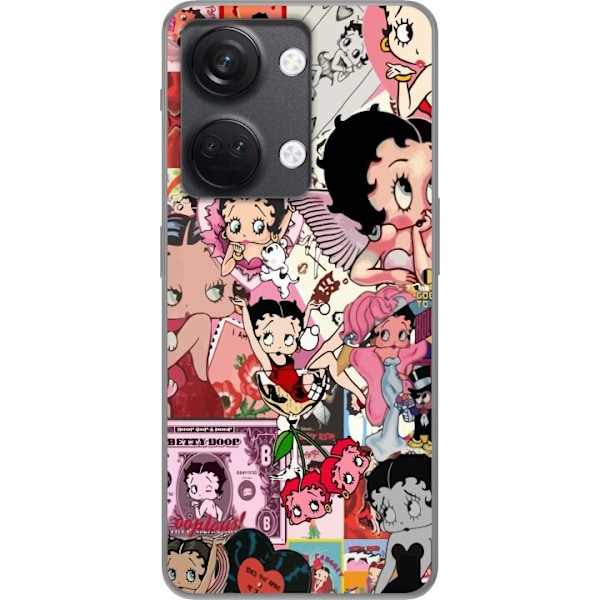 OnePlus Nord 3 Läpinäkyvä kuori Betty Boop