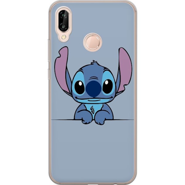Huawei P20 lite Läpinäkyvä kuori Lilo & Stitch