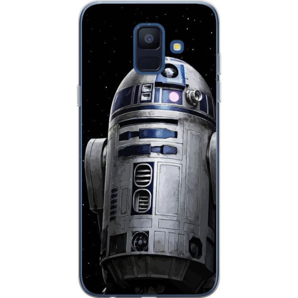 Samsung Galaxy A6 (2018) Genomskinligt Skal R2D2 Star Wars