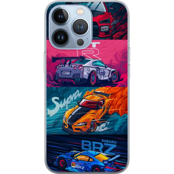 Apple iPhone 13 Pro Läpinäkyvä kuori Subaru Racing