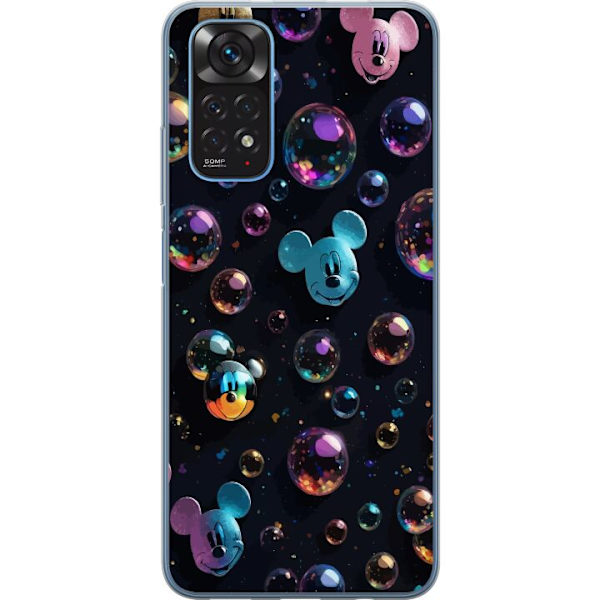 Xiaomi Redmi Note 11 Läpinäkyvä kuori  Mikki Hiiri Disney Kuplat Suunnittelu Hauska Motiivi Suosittu Disney-hahmo Piirrossarja Lasten Klassikko