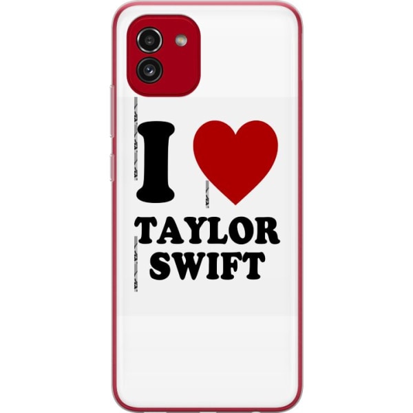Samsung Galaxy A03 Gjennomsiktig deksel Taylor Swift