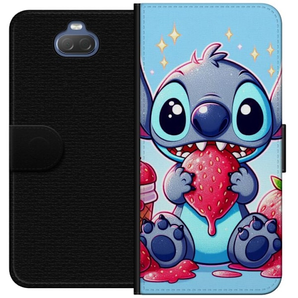 Sony Xperia 10 Plus Tegnebogsetui Strawberry Stitch