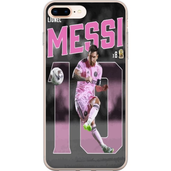 Apple iPhone 8 Plus Läpinäkyvä kuori Lionel Messi