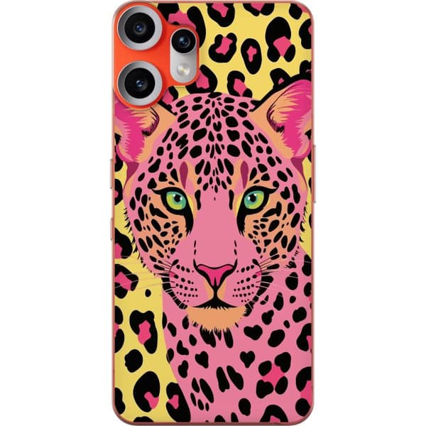 Kompatibelt Mobildeksel til Nothing CMF Phone 2 Pro Rosa leopard rosa