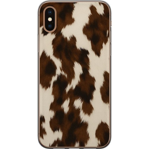 Apple iPhone XS Max Läpinäkyvä kuori Värisuihku