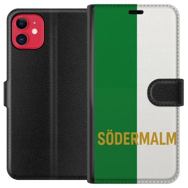 Kompatibel Tegnebogsetui til Apple iPhone 11 Södermalm - fodbold