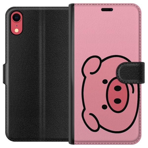 Apple iPhone XR Plånboksfodral Kawaii Piggy