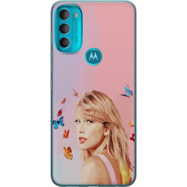 Motorola Moto G71 5G Läpinäkyvä kuori Taylor Swift Perhosia