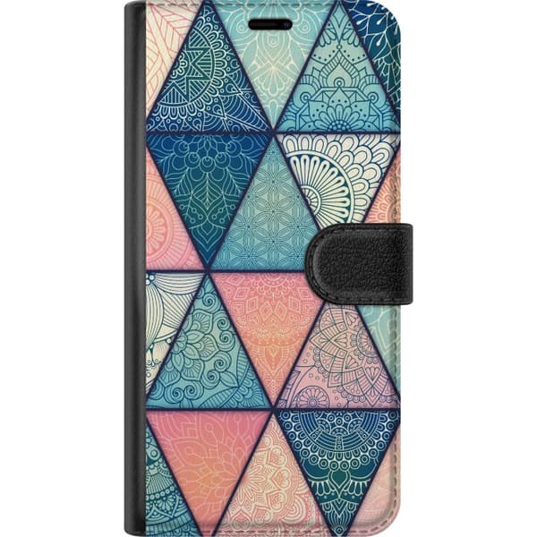 Kompatibelt Plånboksfodral till Samsung Galaxy A54 Mandala triangles