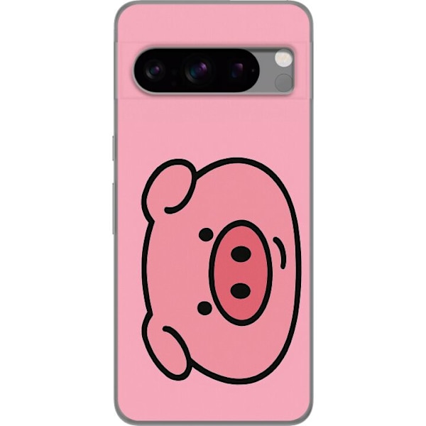 Google Pixel 8 Pro Läpinäkyvä kuori Kawaii Piggy