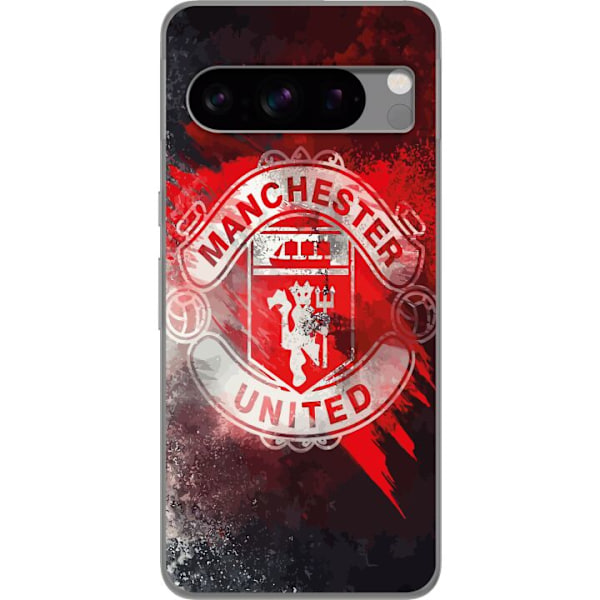 Google Pixel 8 Pro Läpinäkyvä kuori Manchester United F.C.