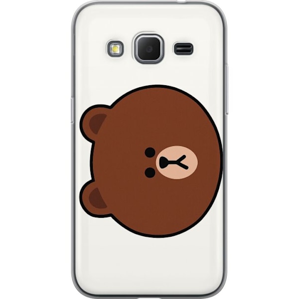 Samsung Galaxy Core Prime Genomskinligt Skal line friends brow