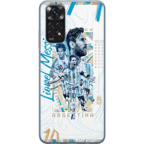 Xiaomi Redmi Note 11 Genomskinligt Skal Lionel Messi