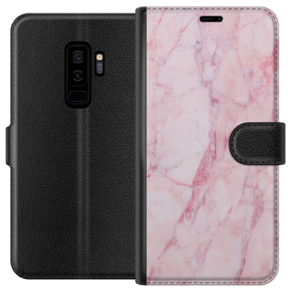 Kompatibelt Plånboksfodral till Samsung Galaxy S9+ Marmor