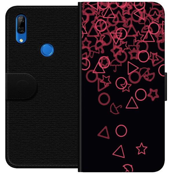 Huawei P Smart Z Tegnebogsetui Squid Game Ikoner Serie Design Populært TV Spil Ikoner Grafisk Motiv Asiatisk Trend Dramaserie