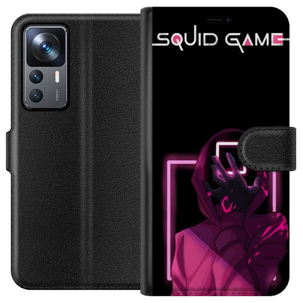 Xiaomi 12T Lompakkokotelo Squid Game Teema Suosittu Sarja Motiivi Graafinen Ikoninen Suunnittelu Aasialainen Popkulttuuri Jännitys Draama