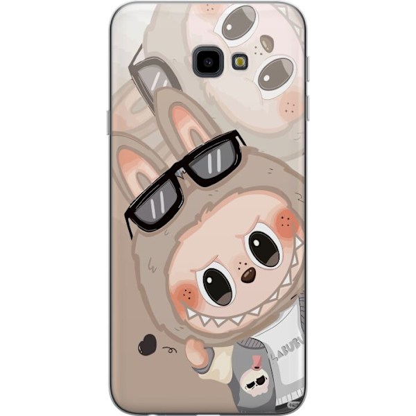 Samsung Galaxy J4+ Läpinäkyvä kuori Labubu Rainbow Chaos