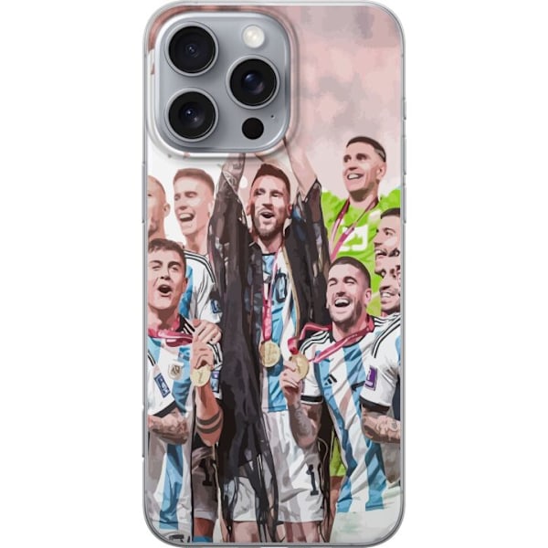 Apple iPhone 16 Pro Max Gjennomsiktig deksel Messi