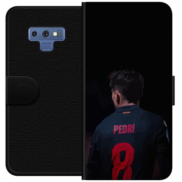 Samsung Galaxy Note9 Tegnebogsetui Pedri FC Barcelona Fodbold Spansk Midtbanespiller Mål Sportsmotivation Fans Børn Ungdom