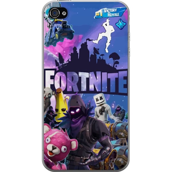 Apple iPhone 4s Gennemsigtig cover Fortnite