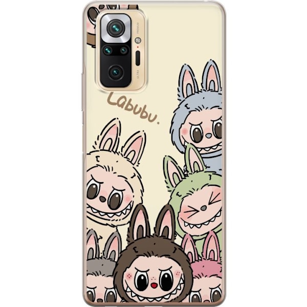 Xiaomi Redmi Note 10 Pro Genomskinligt Skal Labubu Pastel Collection