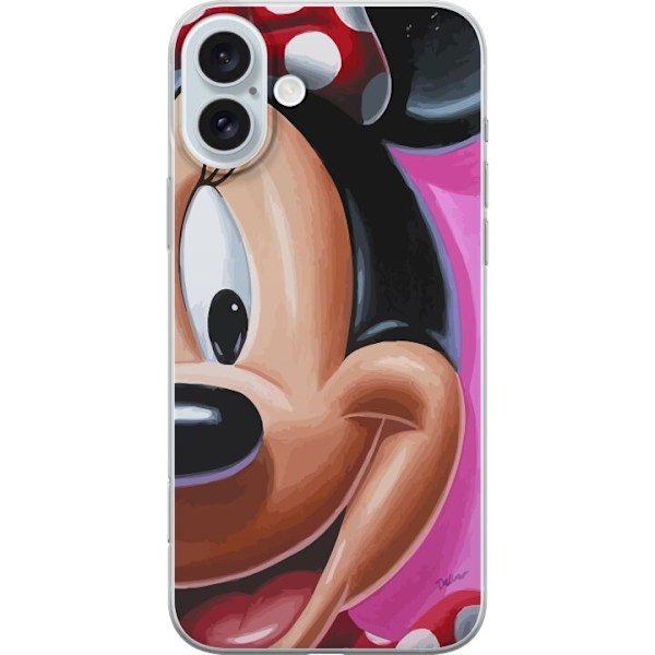 Apple iPhone 16 Plus Gjennomsiktig deksel Minnie Mus