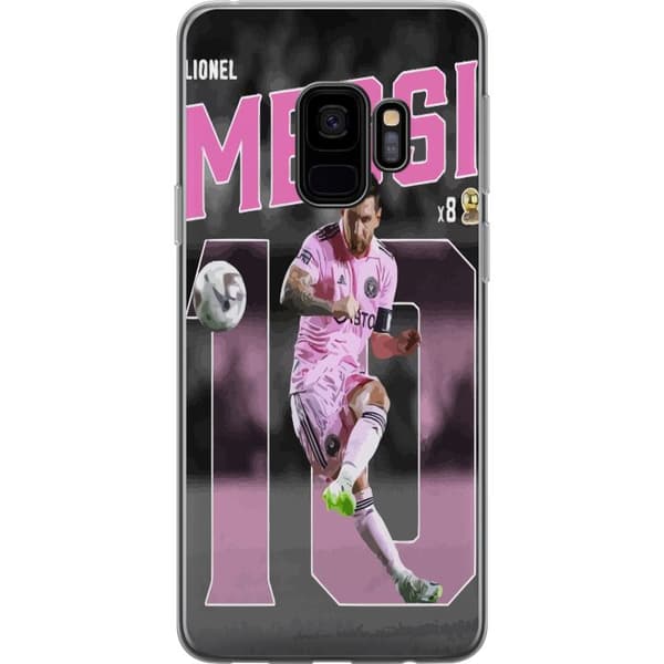 Kompatibelt Mobilskal till Samsung Galaxy S9 Lionel Messi - Rosa