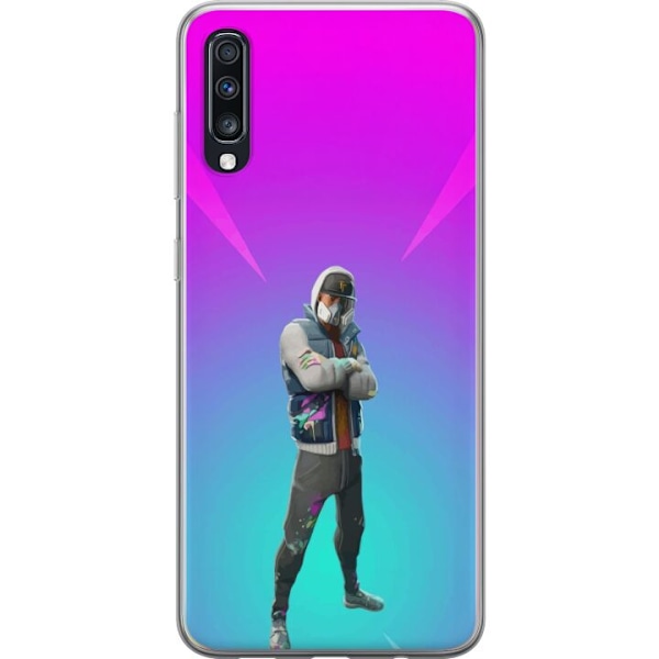 Samsung Galaxy A70 Genomskinligt Skal black knight fortnite