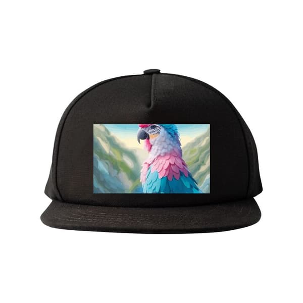 Snapback-lippalakki musta one size