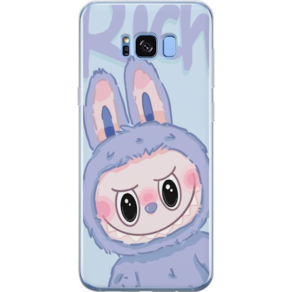 Samsung Galaxy S8+ Genomskinligt Skal Blue Bunny Labubu