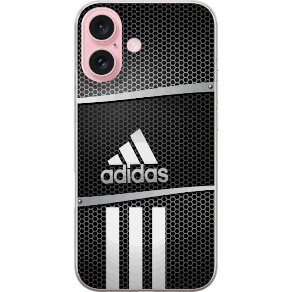 Apple iPhone 16 Genomskinligt Skal Adidas