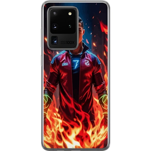 Samsung Galaxy S20 Ultra Gjennomsiktig deksel Ronaldo Inferno
