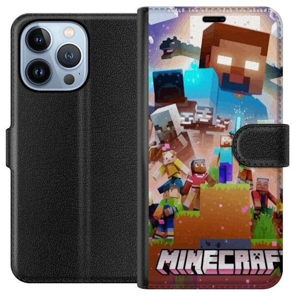 Apple iPhone 13 Pro Tegnebogsetui Minecraft