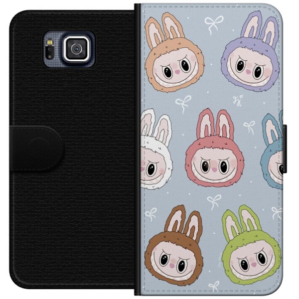 Samsung Galaxy Alpha Tegnebogsetui Labubu Star mønster