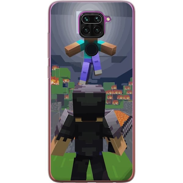 Xiaomi Redmi Note 9 Genomskinligt Skal Minecraft