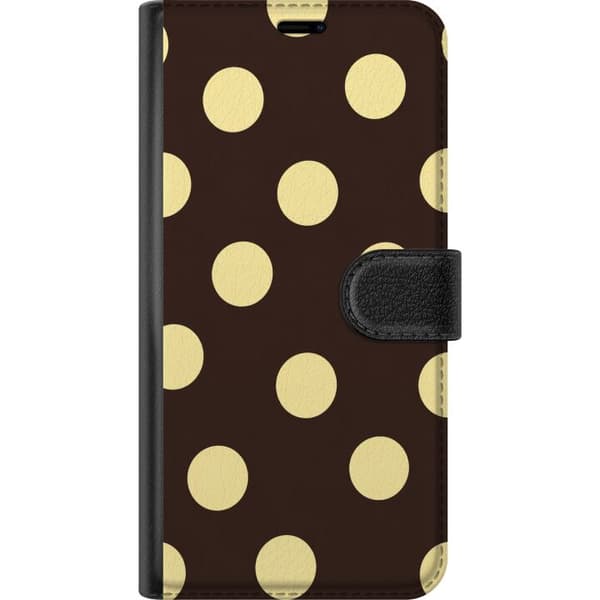 Kompatibel Tegnebogsetui til Apple iPhone 6 Brune vaniljeprikker brun